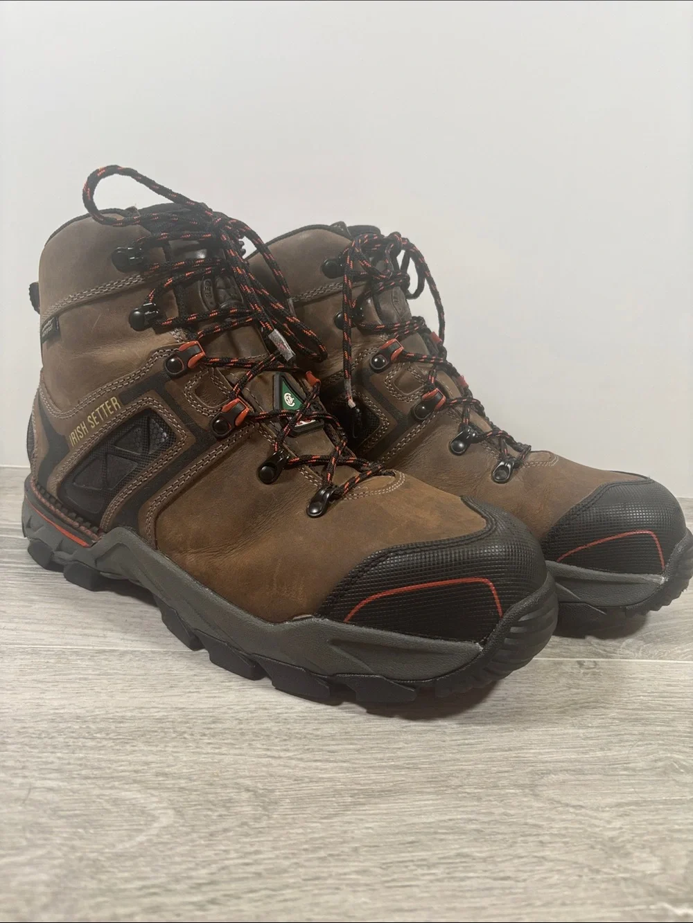Irish Setter Crosby 83602 Waterproof Safety Toe Work Boots Men’s 11.5 D